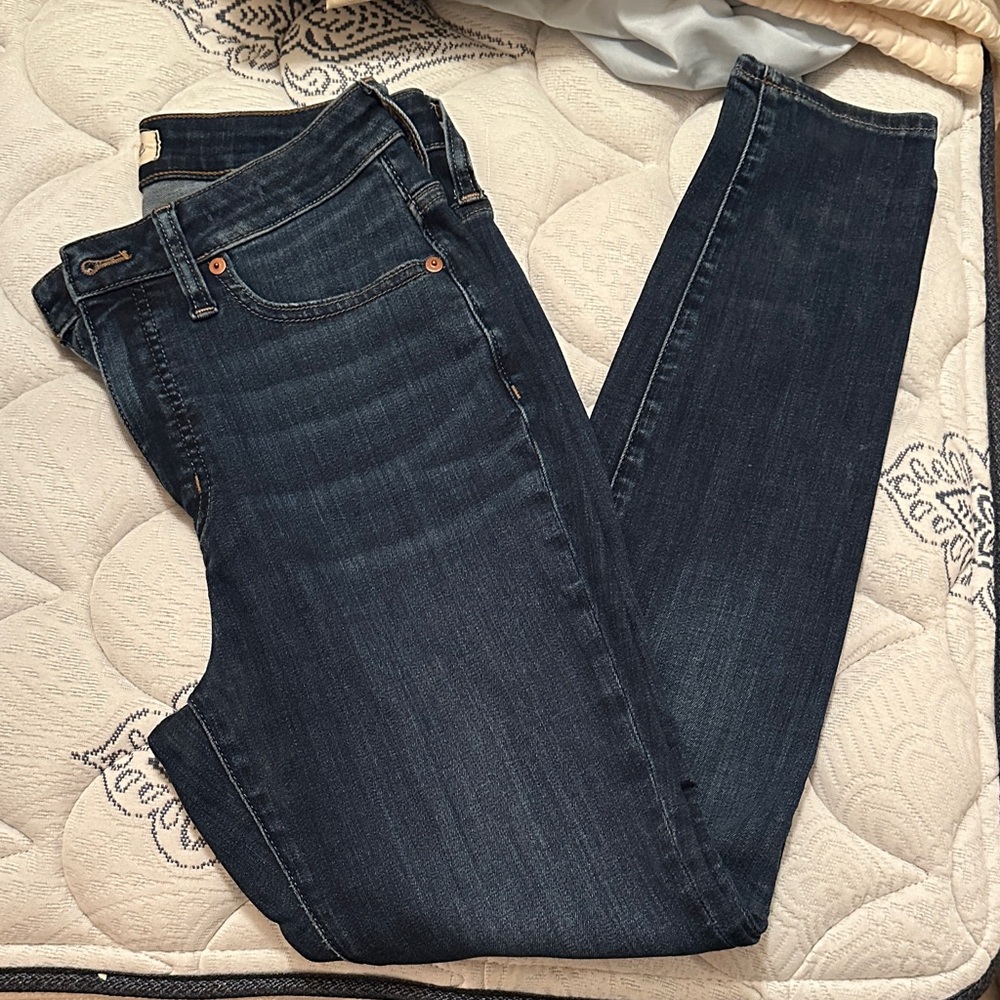 Madewell Women's Deep Indigo Curvy High-Rise Skinny Jeans